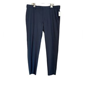 NWT! Izod navy slim‎ fit dress pants. Size 38x30